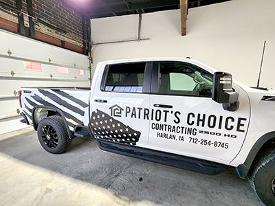 PC Truck Grunge Flag